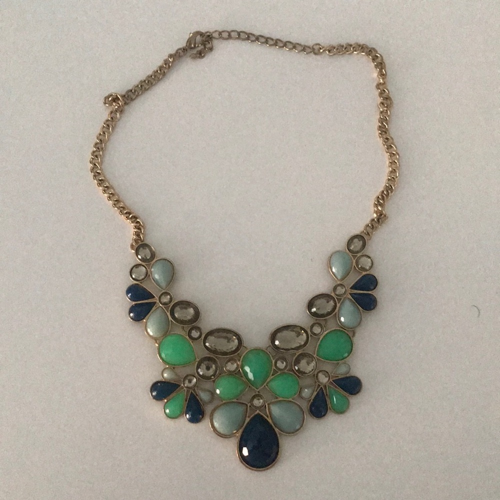 Floral statement necklace
